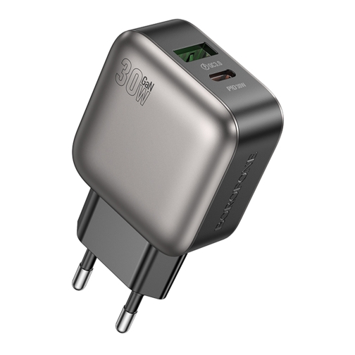 Купить Сетевое Зарядное Устройство Borofone BAS55A 1USB-C/1USB PD/QC 30W GAN