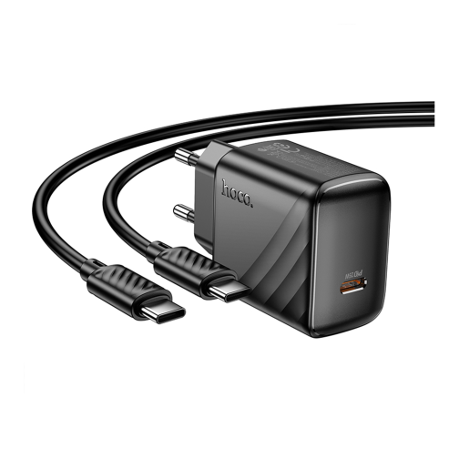 Мережевий Зарядний Пристрій Hoco CS24A 1USB-C PD/QC 25W+Type-C to Type-C превью 4