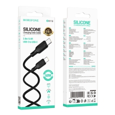 Купити Кабель USB Borofone BX113 Silicone Type-C to Type-C 60W 2m Купити Кабель USB Borofone BX113 Silicone Type-C to Type-C 60W 2m