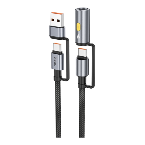 Купить USB Hoco U138 USB/USB-C to USB-C/Cigarette Lighter 1.2m
