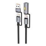 Купить USB Hoco U138 USB/USB-C to USB-C/Cigarette Lighter 1.2m