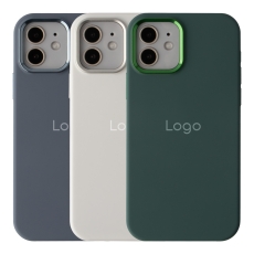 Купить Чехол Silicone Case Metal Buttons (AA) для iPhone 12 Pro Max