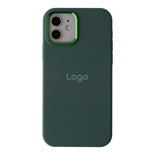 Чохол Silicone Case Metal Buttons (AA) для iPhone 12 Pro Max превью 13