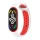 Купити Ремінець для Xiaomi Mi Band 5/6/7 N Sport White/Red