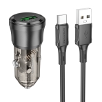 Купить Авто Зарядное Устройство Borofone BZ23 1USB QC18W+Type-C, 2