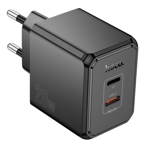 Мережевий Зарядний Пристрій Hoco CS16A 1USB-C/1IP PD/QC 20W превью 3