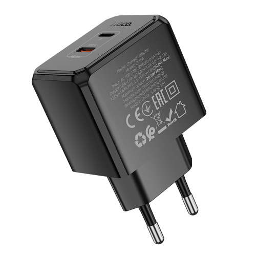 Мережевий Зарядний Пристрій Hoco CS16A 1USB-C/1IP PD/QC 20W превью 7