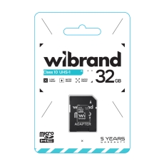 Купить Карта Памяти Wibrand MicroSDHC 32gb UHS-1 10 Class & Adapter