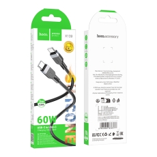 Купить USB Hoco X109 Silicone Type-C to Type-C 60W 3m