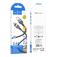 Купить USB Hoco X109 Silicone Micro 2.4A 3m