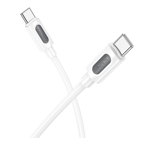 Кабель USB Borofone BX114 Silicone Type-C to Type-C 60W превью 5