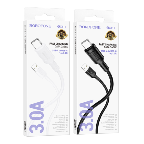 Кабель USB Borofone BX111 Type-C 3A превью 2