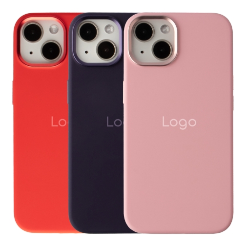 Купить Чехол Silicone Case Metal Buttons (AA) для iPhone 14