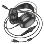 Купить Игровые Наушники Hoco W109 Plus Rich USB7.1 channel Мятая упаковка, 3