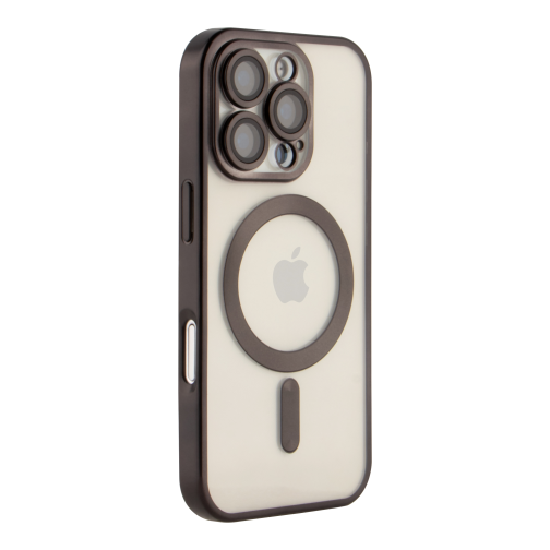 Чохол TPU Metallic Full Camera with Magsafe для iPhone 16 Pro превью 22