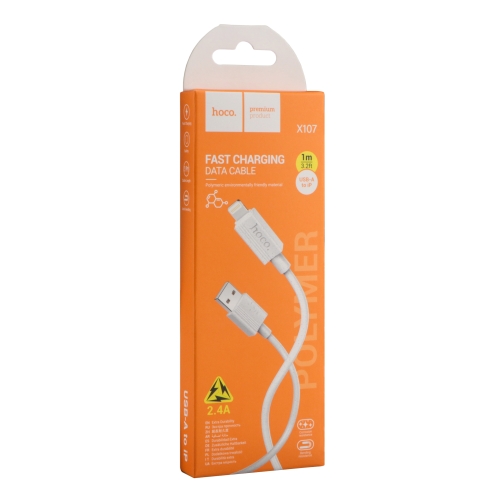 Купити Кабель USB Hoco X107 Lightning 2.4A, 2