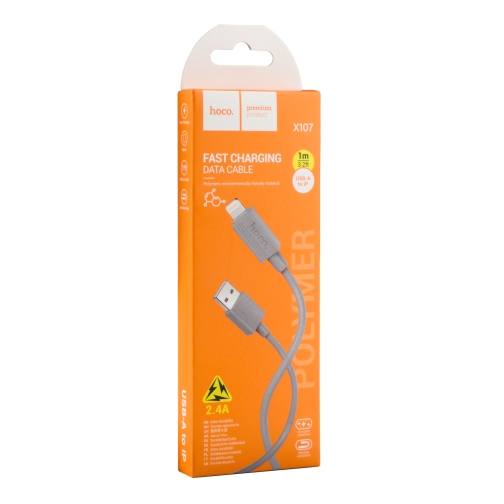 Купити Кабель USB Hoco X107 Lightning 2.4A, 3
