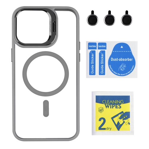 Купити Чохол TPU+PC+Metal Stand Case with MagSafe and Camera Lenses для iPhone 14 Pro Max, 7