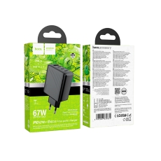 Купить Сетевое Зарядное Устройство Hoco CS27A 3USB-C/1USB PD/QC 67W Купить Сетевое Зарядное Устройство Hoco CS27A 3USB-C/1USB PD/QC 67W