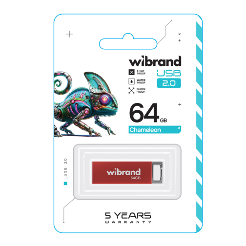USB флеш-накопичувач Wibrand 64gb Chameleon превью 3