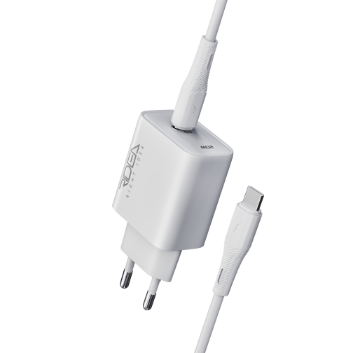 Купить Сетевое Зарядное Устройство Ridea RW-20124 Rapid Pro 1USB-C QC/PD 20W+Type-C to Type-C