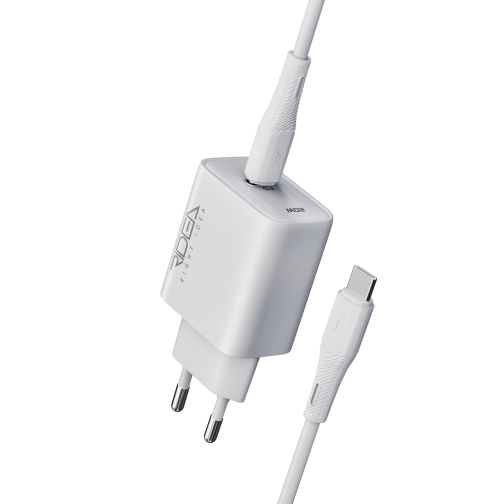 Мережевий Зарядний Пристрій Ridea RW-20124 Rapid Pro 1USB-C QC/PD 20W+Type-C to Type-C