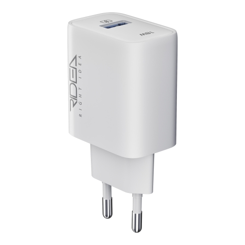 Купити Мережевий Зарядний Пристрій Ridea RW-18120 Rapid 1USB QC 18W, 5