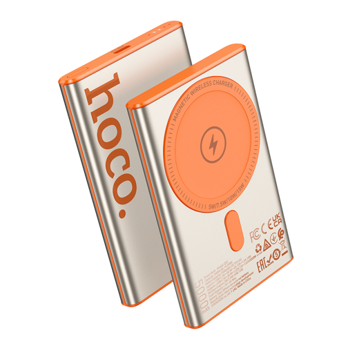 Універсальна Мобільна Батарея Power Bank Hoco Q32 Bird PD20W wireless magnetic 5000mAh превью 5