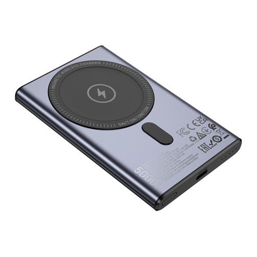 Універсальна Мобільна Батарея Power Bank Hoco Q32 Bird PD20W wireless magnetic 5000mAh превью 8
