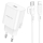 Купить Сетевое Зарядное Устройство Borofone BA82A 1USB-C PD/QC 25W+Type-C to Lightning Белый