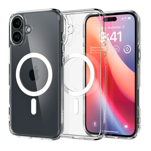 Чохол TPU+PC Spigen Ultra Hybrid with Magsafe для iPhone 16 превью 5