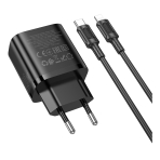 Купить Сетевое Зарядное Устройство Borofone BA83A 1USB-C/1USB PD/QC 20W+Type-C to Lightning, 8
