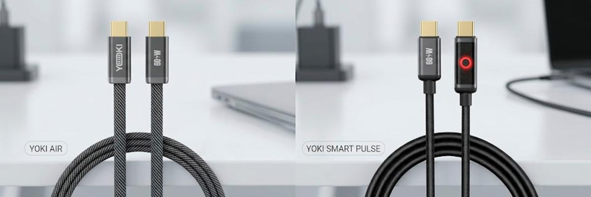 Кабели YOKI AIR и YOKI SMART PULSE для зарядки iPhone 16