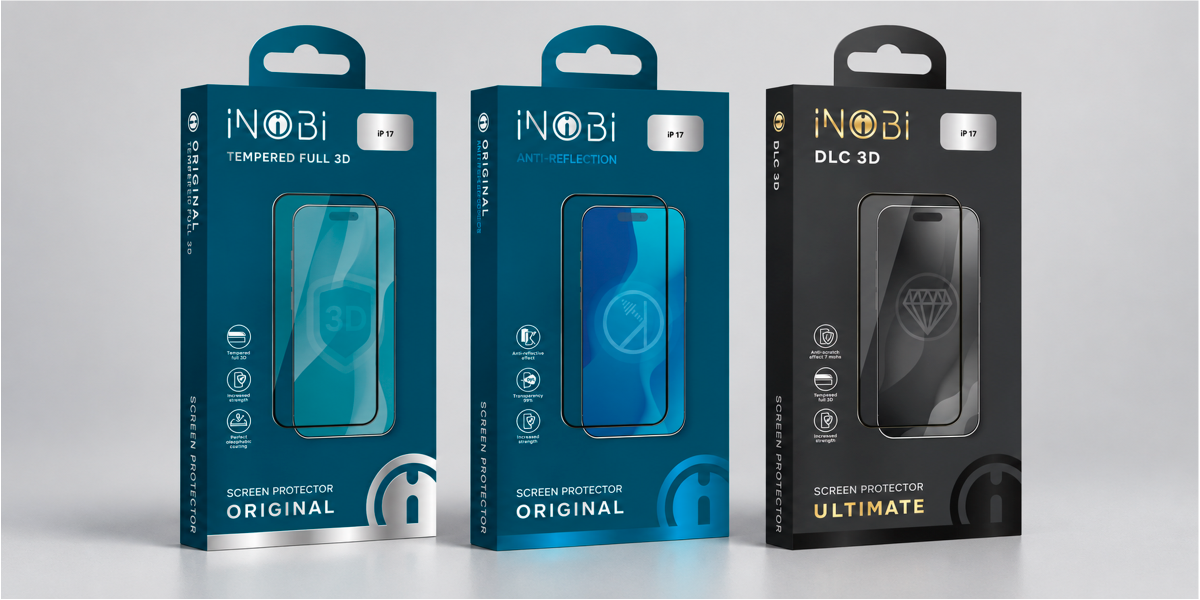 Три серии защитных стекол iNOBi: Original 3D, Original AR, Ultimate DLC 3D