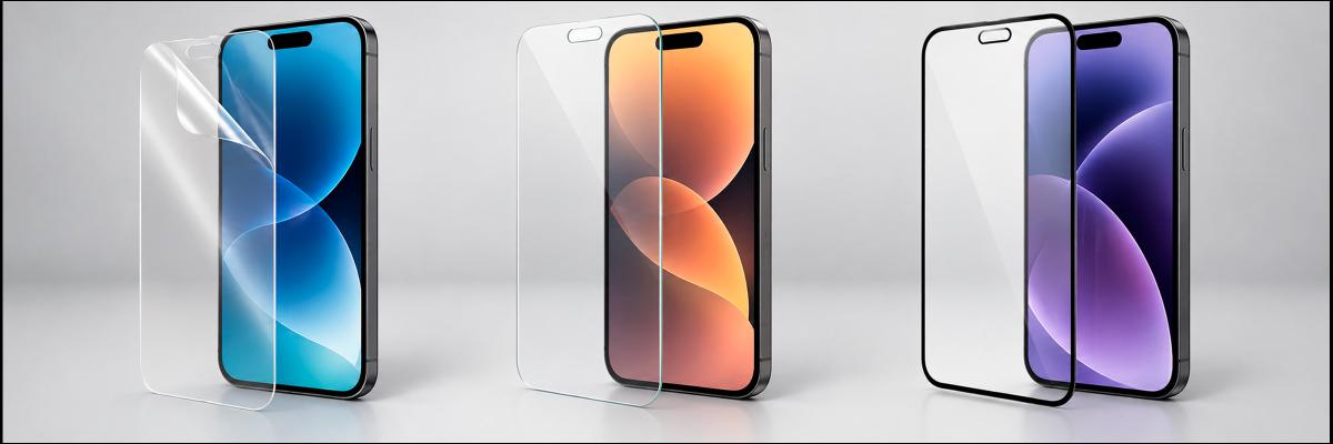 Разные форматы защиты экрана смартфона