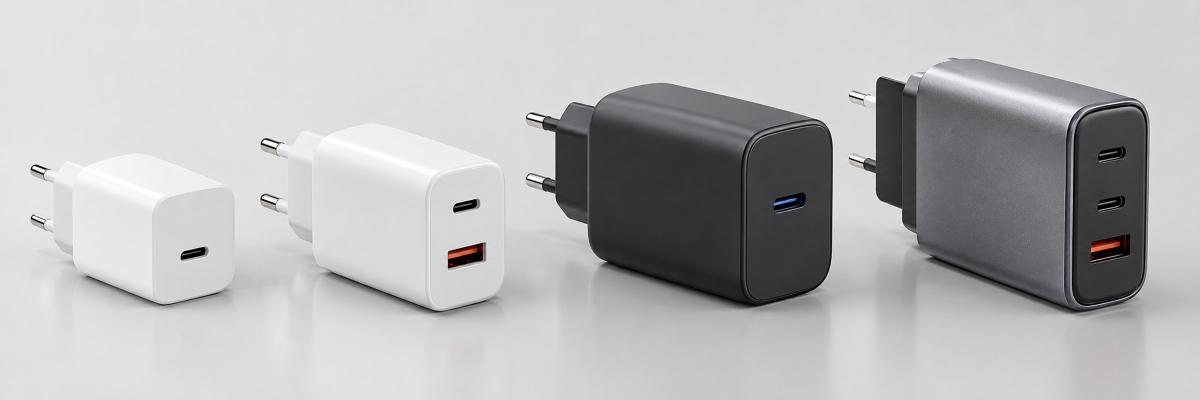 Зарядные устройства для смартфонов различной мощности и форм-фактора