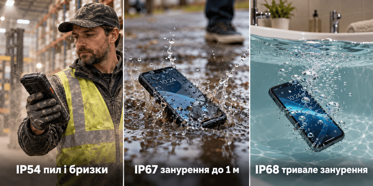 Ситуації використання гаджетів з різними ступенями захисту